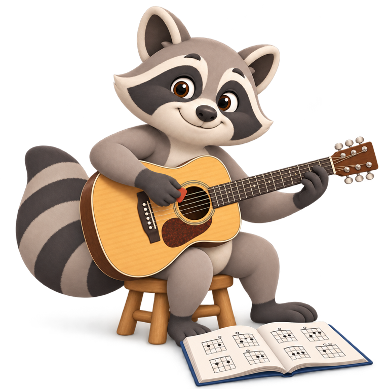 Rocco reading a book of chord diagrams